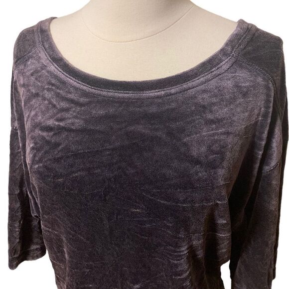 FREE PEOPLE We The Free- Valerie Crushed Velvet Low back Top - Picture 11 of 13